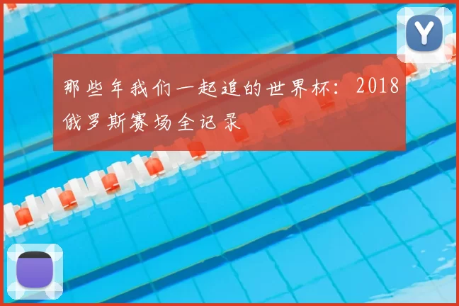 那些年我们一起追的世界杯：2018俄罗斯赛场全记录