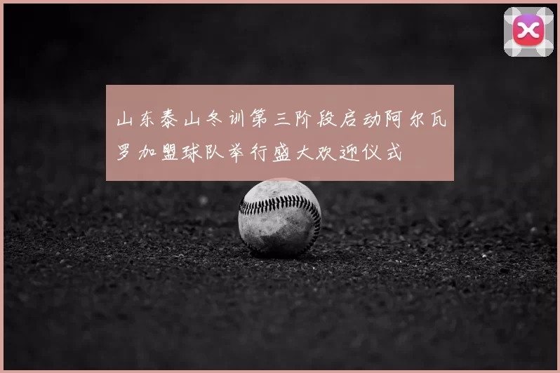山东泰山冬训第三阶段启动阿尔瓦罗加盟球队举行盛大欢迎仪式
