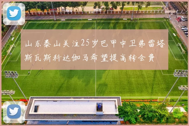 山东泰山关注25岁巴甲中卫弗雷塔斯瓦斯科达伽马希望提高转会费