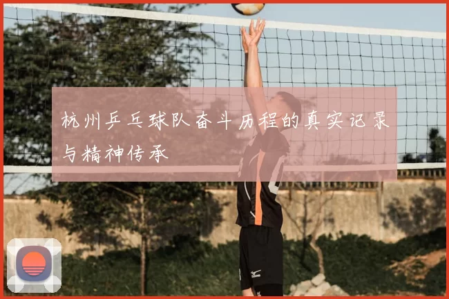 杭州乒乓球队奋斗历程的真实记录与精神传承