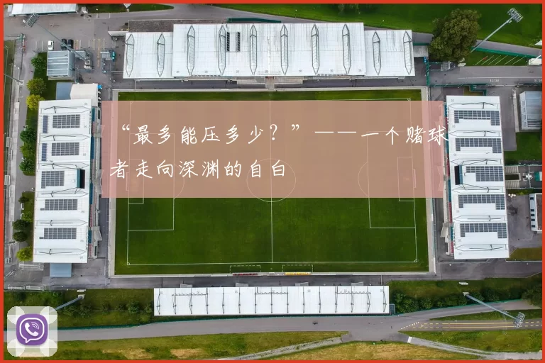 “最多能压多少？”——一个赌球者走向深渊的自白